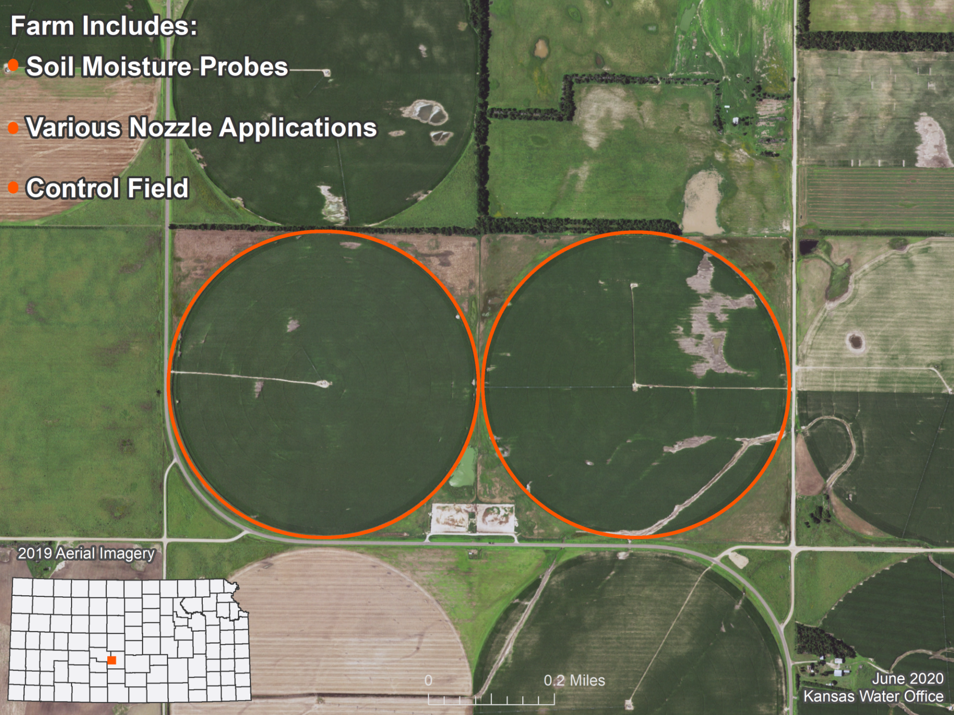 WaterPACK and ILS Farm Map