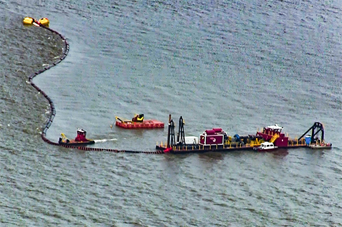 Dredge LP at John Redmond Reservoir